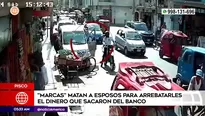 Asesinato y asalto en Pisco. Foto y video: América Noticias