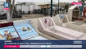 Familiares llegaron al cementerio general de Pisco a recordar a los fallecidos por el terremoto del 15 de agosto de 2007