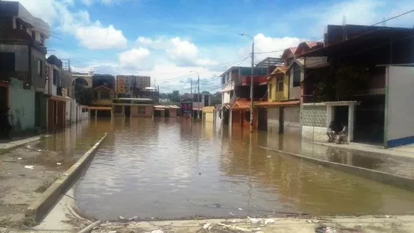 Piura en alerta roja por próxima crecida del río. Foto referencial: Andina