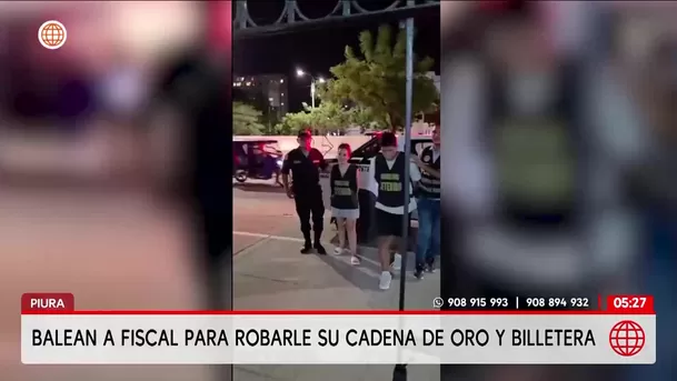 Piura: Balean a fiscal durante asalto frente a su familia. Foto: América Noticias