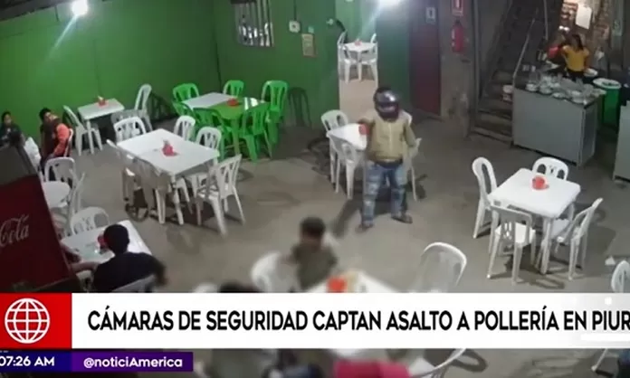 Piura C Maras De Seguridad Registran Asalto A Mano Armada A Poller A