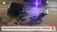 Piura: capturan a extorsionadores que pedían S/ 50 mil a alcalde
