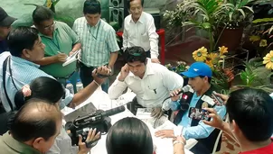 Rondero Arnulfo Neyra declarando a la prensa. Foto: diario El Tiempo (Piura) 