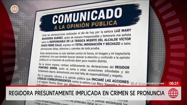 Piura: Crimen de alcalde tendría motivación política. Foto: América Noticias
