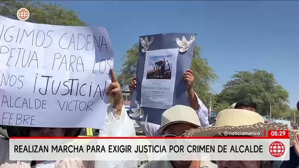 Piura: Crimen de alcalde tendría motivación política. Foto: América Noticias