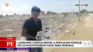 Pescador perdió dos dedos de su mano izquierda | Video: América Noticias