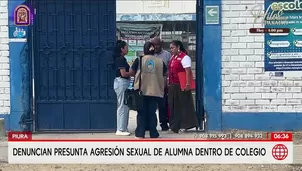 Piura: Denuncian presunta violación a escolar en colegio de Talara. Foto y video: América Noticias