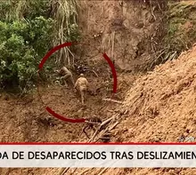 Piura: Deslizamiento arrastra miniván y moto con pasajeros en Ayabaca. Foto y video: América Noticias