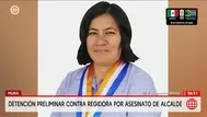 Piura: Detención preliminar a regidora por asesinato de alcalde