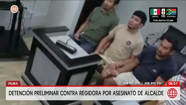 Piura: Detención preliminar contra regidora por asesinato de alcalde. Foto: América Noticias