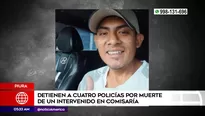 Policías implicados en muerte de detenido. Foto y video: América Noticias