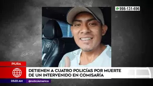 Policías implicados en muerte de detenido. Foto y video: América Noticias