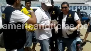 Agente detenido. América Noticias