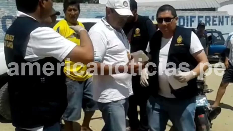 Agente detenido. América Noticias