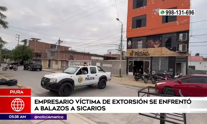 Piura: Empresario Se Enfrentó A Balazos A Sicarios