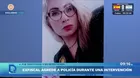 Piura: exfiscal que agredió a policía fue puesta en libertad