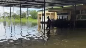 Plantel quedó completamente inundado y se ve afectado desde el pasado 4 de abril/ Captura: Canal N