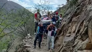 Durante el trayecto, la mujer iba siendo atendida y monitoreada. / Video: Canal N