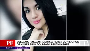 Presunto feminicidio en Sullana. América Noticias