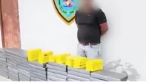 Incautación de los 300 kilos de droga se hicieron en la vía Piura-Olmos, el conductor del vehículo quiso darse a la fuga / Fuente: América Noticias