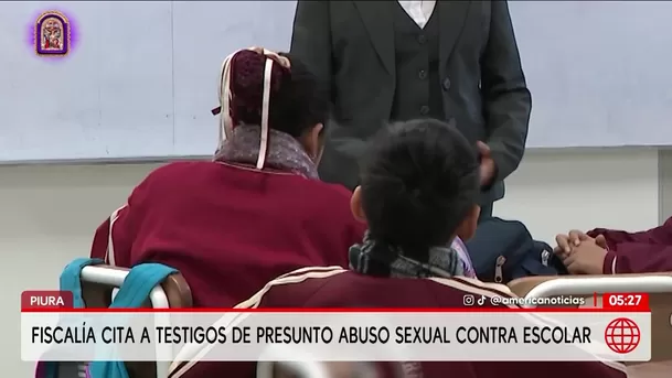 Madre de escolar denuncia amenazas tras acusar agresión sexual en Piura. Foto: América Noticias