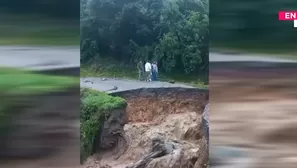 Más de 30 caseríos incomunicados en Ayabaca por huaico y lluvias. Foto y video: Canal N