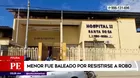 Piura: Menor fue baleado por resistirse a robo