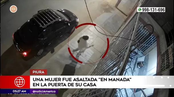 Asalto en manada en Piura. Foto: América Noticias