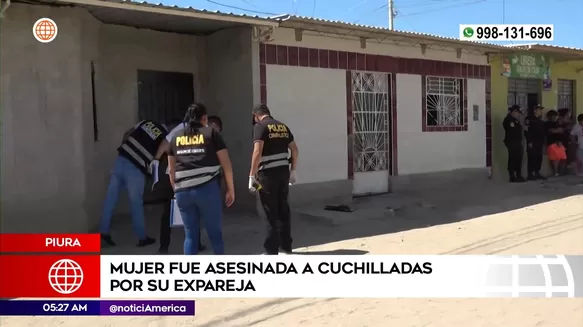 Feminicidio en Piura. Foto: América Noticias