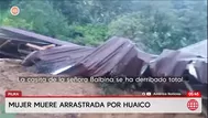 Piura: Mujer muere arrastrada por huaico en Ayabaca