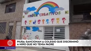 Indecopi mult&oacute; a colegio por discriminaci&oacute;n a ni&ntilde;o. Foto: Am&eacute;rica Noticias