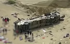 Piura: más de 25 pasajeros murieron luego de que bus cayera a abismo - Noticias de Policía Nacional del Perú