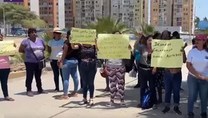 Las madres de familia exigen soluciones permanentes a las autoridades, ya que hasta el momento solo se han dado soluciones temporales. / Video: Canal N