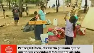 La situación de Pedregal Chico. América Noticias