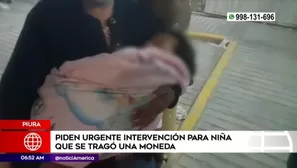 Mientras la moneda no sea extraída, la niña no puede tomar ni comer nada.