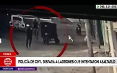 Piura: Policía de civil disparó a ladrones que intentaron asaltarlo - Noticias de disparos