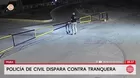 Piura: Policía disparó contra tranquera para salir de condominio