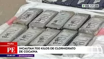 Incautan 700 kilos de clorhidrato de cocaína en Piura. Foto y video: América Noticias