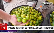 Piura: Precio del limón se triplica en los mercados - Noticias de mamerto-henry-florian-lopez