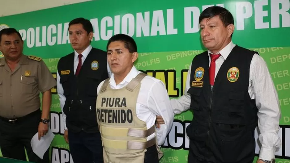 Nelson Tiquillahuanca Parra fue capturado en el norte del país. Foto: Diario Correo