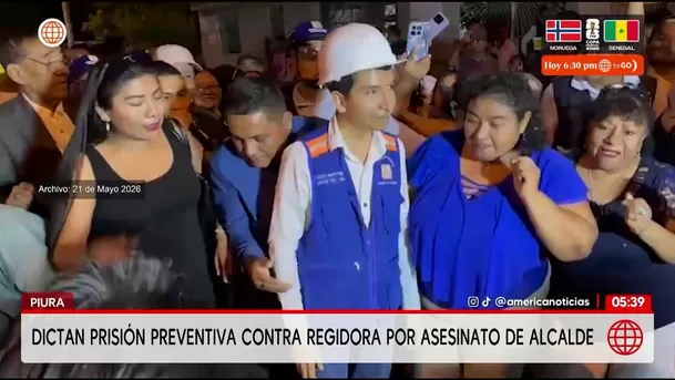 Dictan prisión preventiva contra regidora por asesinato de alcalde en Piura. Foto: América Noticias Dictan prisión preventiva contra regidora por asesinato de alcalde en Piura. Foto: América Noticias