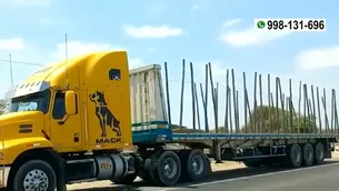 El hecho ocurrió en el kilómetro 920 de la Panamericana Norte, en el tramo Piura-Chiclayo. / Video: América Noticias