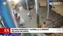 Sicario abatió a obrero | Video: América Noticias