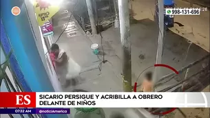 Sicario abatió a obrero | Video: América Noticias