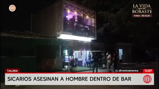 Piura: Sicarios asesinan a balazos a hombre dentro de bar en Talara. Foto: América Noticias Piura: Sicarios asesinan a balazos a hombre dentro de bar en Talara. Foto: América Noticias