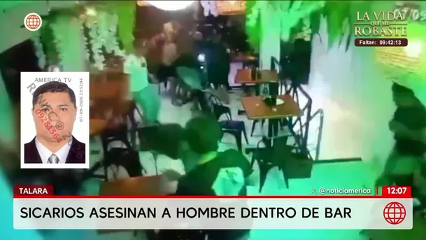 Piura: Sicarios asesinan a balazos a hombre dentro de bar en Talara. Foto: América Noticias Piura: Sicarios asesinan a balazos a hombre dentro de bar en Talara. Foto: América Noticias