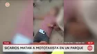 Piura: Sicarios matan a balazos a mototaxista en un parque