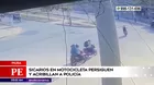Piura: Sicarios en moto persiguen y acribillan a policía