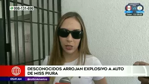 Ataque a Miss Piura. Foto y video: América Noticias