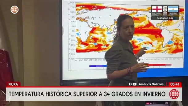 Piura supera los 34 grados en invierno por El Niño. Foto: América Noticias Piura supera los 34 grados en invierno por El Niño. Foto: América Noticias